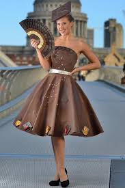 Chocolate Dress Chocolat Le Salon Du Chocolat Robe
