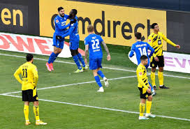 Borussia dortmund struggled at home, but haaland had to pop up with a shot into the corner to pick up their second win, now against hoffenheim, . Bvb Vs Hoffenheim Die Spieler Von Borussia Dortmund In Der Einzelkritik Goal Com