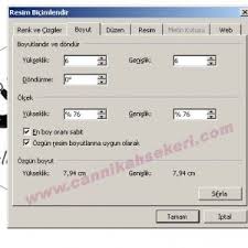 Microsoft Word Resim Boyutlandirma Nikah Sekerleri Renkler Microsoft