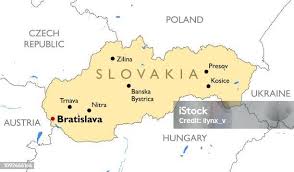 Slovakia Map Stock Illustration - Download Image Now - 2015, Banska Bystrica,  Bratislava - iStock