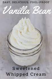 Chantilly Cream Recipe Chantilly Cream Sweetened Whipped Cream Food Drinks Dessert