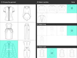 The app provides figure templates with front, side, and rear views, along with the basic outline for various items of clothing that you can sketch over. Fashion Design App Powerful Tool For Design Clothes