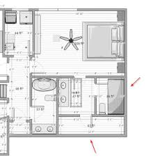 An ideal size for a standard shower is 3 feet by 5 feet, but they can be as small as 32 by 32 inches. Is This The Best Layout I Can Get For The Master Bath Master Closet