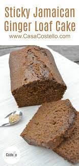 Jamaican Ginger Cake Recipe Jamaican Ginger Cake Cake Recipes Jamaican Desserts