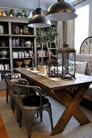 In the dining room, natural is the new black. Pin By Katharina Oerder On For The Home Dining Room Industrial Dining Room Storage Farmhouse Dining Room