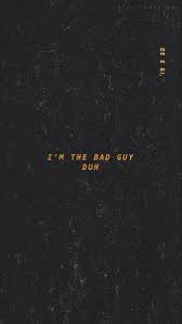 Black And White Billie Eilish Song Lyrics Bad Guy Billie Eilish Song Lyrics Wallpaper Billie Eilish Aesthetic Iphone Wallpaper