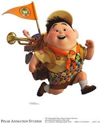 Anak kecil menggemaskan ini merupakan salah satu tokoh yang menarik dari film up. Russell Up Character Q A Pramuka Kartun Anak