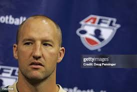 Head coach Doug Kay of the Columbus Destroyers speaks with the media...  News Photo