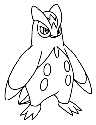 Free Prinplup Pokemon Coloring Page Coloring Page - Free Printable Coloring  Pages For Kids