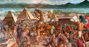 Tras la derrota de tenochtitlán el 13 de agosto de 1521, hernán cortés organizó para sus hombres y aliados una comida, en lo que hoy es la alcaldía de coyoacán. La Caida De La Ciudad De Tenochtitlan Columna Digital