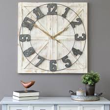 We did not find results for: Stratton Home Decor White Rustic Farmhouse Wall Clock S11545 The Home Depot