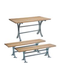 Deuba sitzgruppe vanamo 6 1 eukalyptusholz klappbar real. Tisch Forst 150 2 X Sitzbank Forst 150 Scalant