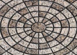 Larger stones are also used in garden design. Circle Design Stone Floor Tiles Stock Photo Picture And Royalty Free Image Image 41505939