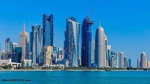 Corniche Towers Doha Qatar Mohamdica Qatarism Thunderstorms Strong Wind Coast