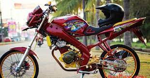 Ini motor masih awal modifikasi. Vixion Modif Jari Jari Warna Merah Tua Merah Marun Vegafans Com