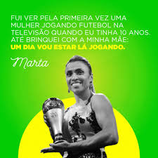 Veja a tabela do brasileirão feminino 2020. Frases Famosas Da Marta Frases De Futebol Feminino Futebol Feminino Selecao Brasileira De Futebol Feminino