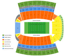 clemson football stadium seating chart rows