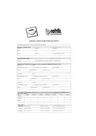 Red flags in applicant answers. Nofrills Application For Employment Form Free Download