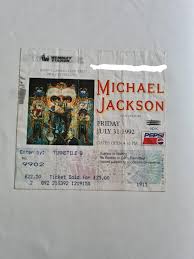 All seven concerts at wembley stadium sold out, shattering a record previously held by madonna and bruce springsteen. My Mum S Ticket To Michael Jacksons Concert At Wembley Stadium Michaeljackson