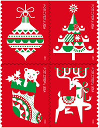 2021 Us Postal Christmas Stamps 2020 Usps Holiday Stamps Christmas Postage Stamps
