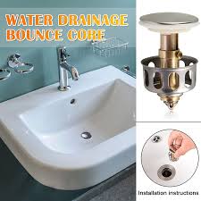 2 pcs universal wash basin bounce drain