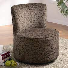 This swivel chair is comfortable, and not only does it offer swivel mobility, allowing you to easily turn to talk to your family, it also serves a practical purpose as a great additional seating in your. Round Swivel Accent Chair Swirl Coaster Furniture Furniturepick