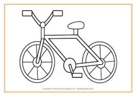 Bicycle Colouring Page Business For Kids Coloring Pages Competitive Cycling
