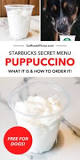 Are Starbucks Puppuccino free?