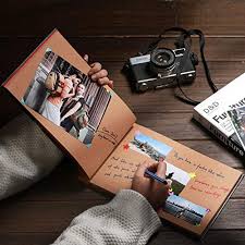 Up, our adventure book, photo album, wedding album, hand made. Pulaisen Our Adventure Book Scrapbook Pixar Up Handmade Diy Family Scrapbooking Album With Embossed Letter Cover Retro Photo Album Pricepulse