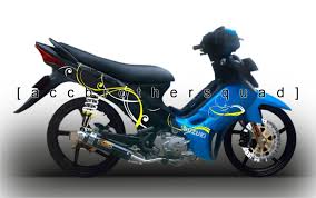 Modifikasi Motor Smash Yaitu Biru Motor Motor Mobil