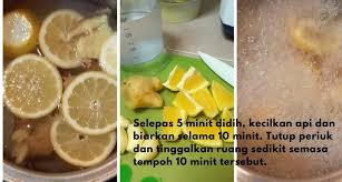 Teh hijau yang mengandungi halia ini, baik untuk melawan penyakit seperti arthritis, migrain, lelah, penyakit jantung, pedih ulu hati, kanser dan mual. Detoks Seminggu Dengan Air Rebusan Lemon Dan Halia Maskulin