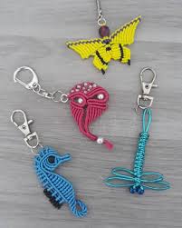 Porte Cles Animaux Porteclemacrame Macrame Handmade Faitmain Macramekeychain Porteclef Macrameaddict Mac Porte Cle Porte Clef Tutoriel Micro Macrame