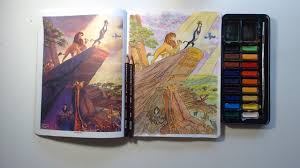 Known as the painter of light, kinkade depicted idyllic and scenic subjects with an emphasis on pastel colors and luminous highlights. Lion King Page From Disney Dreams Collection By Thomas Kinkade Studios Youtube