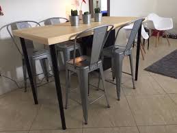 2 En 1 Ilot De Cuisine Ikea Et Table Pas Cher En Diy Ilot De Cuisine Ikea Table A Manger Ikea Table A Manger Diy