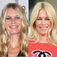 Claudia Schiffer about 20 years apart. What do you think of her iconic look  over the years?#mondaymotivation ❤️ . We do not know Claudia