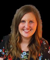 White and Blue Modern Wedding Program