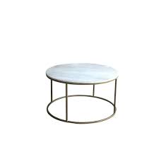 White top small oval coffee table: Beth Brass And Marble Oval Coffee Table The Store Interiors