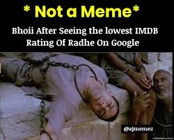 A motion picture content rating system is an most countries have some form of rating system that issues determinations variously known as even if the film rating system has no legal consequences, and a film has not explicitly been restricted or banned. Bhoi After Seeing The Lowest Imdb Rating Of Radhe On Google Meme Indiamemes Com