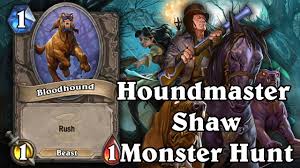 Hyena alpha and houndmaster are probably safe secondary keepers for any matchup. Beating The Witchwood Monster Hunt W Houndmaster Shaw Hearthstone Youtube