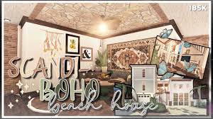 Bloxburg seaside cozy loft 47k youtube. Bloxburg Scandi Boho Beach House Speedbuild Youtube