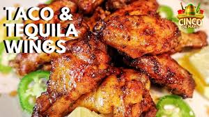 Mexican fish tacos, fish tacos, two ways, etc. Taco And Tequila Chicken Wings In The Oven Cinco De Mayo Food Easy Chicken Wings Recipe Youtube