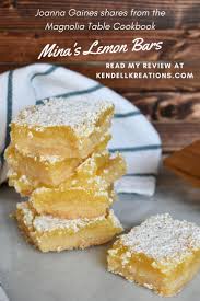 Mina S Lemon Bars A Fantastic Family Treasure Kendellkreations Lemon Bars Recipe Lemon Recipes Bakery Recipes