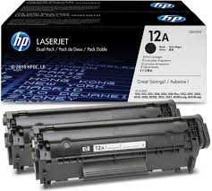 Check spelling or type a new query. Buy Hp 12a Toner Black 2 Pack Q2612ad