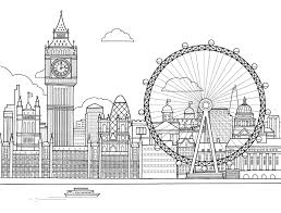 All About London Colouring Books London Drawing Coloring Pages London Eye