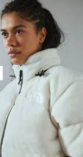 The North Face 2000 Retro Polar Nupse Jacket-White XS