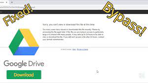 Download after effects cs6 full version final crack. Fix Google Drive Download Quota Exceeded 2020 New Method Youtube