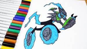 There are several safeguards about the omnitrix including. Coloring Pages Ben 10 Ultimate Xlr8 Upgradefour Arms Gwen Ben Coloring Videos Coloring Book 2019 Youtube