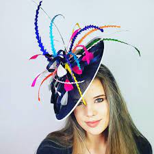 Derby Hats By The Hat Doctor On Instagram Gorgeous Fun Rainbow Fascinator On Sale Dm For Details Derby Hats Kentucky Derby Style Fascinator