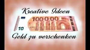 Deine freundin wünscht sich geld zur hochzeit, aber nur geld verschenken findest du langweilig und unpersönlich? Kreative Ideen Geld Zu Verschenken Youtube