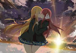 Mitsuki finally got her kiss as well [Sakura Trick] : r/awwnime